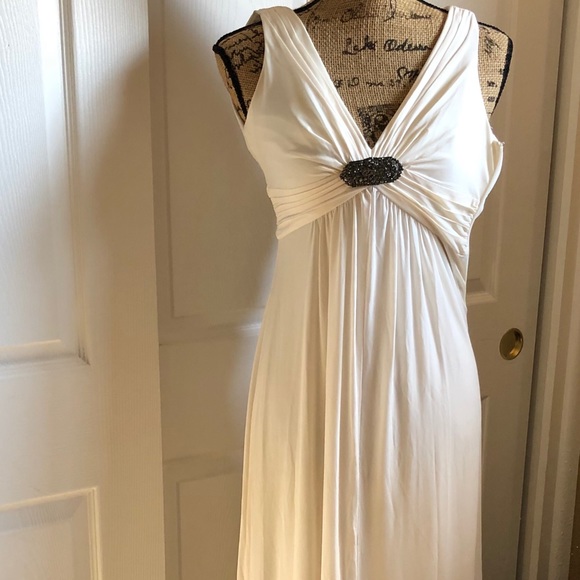 BCBGMaxAzria Dresses & Skirts - BCBGMaxAzria Embellished Empire Waist Gown